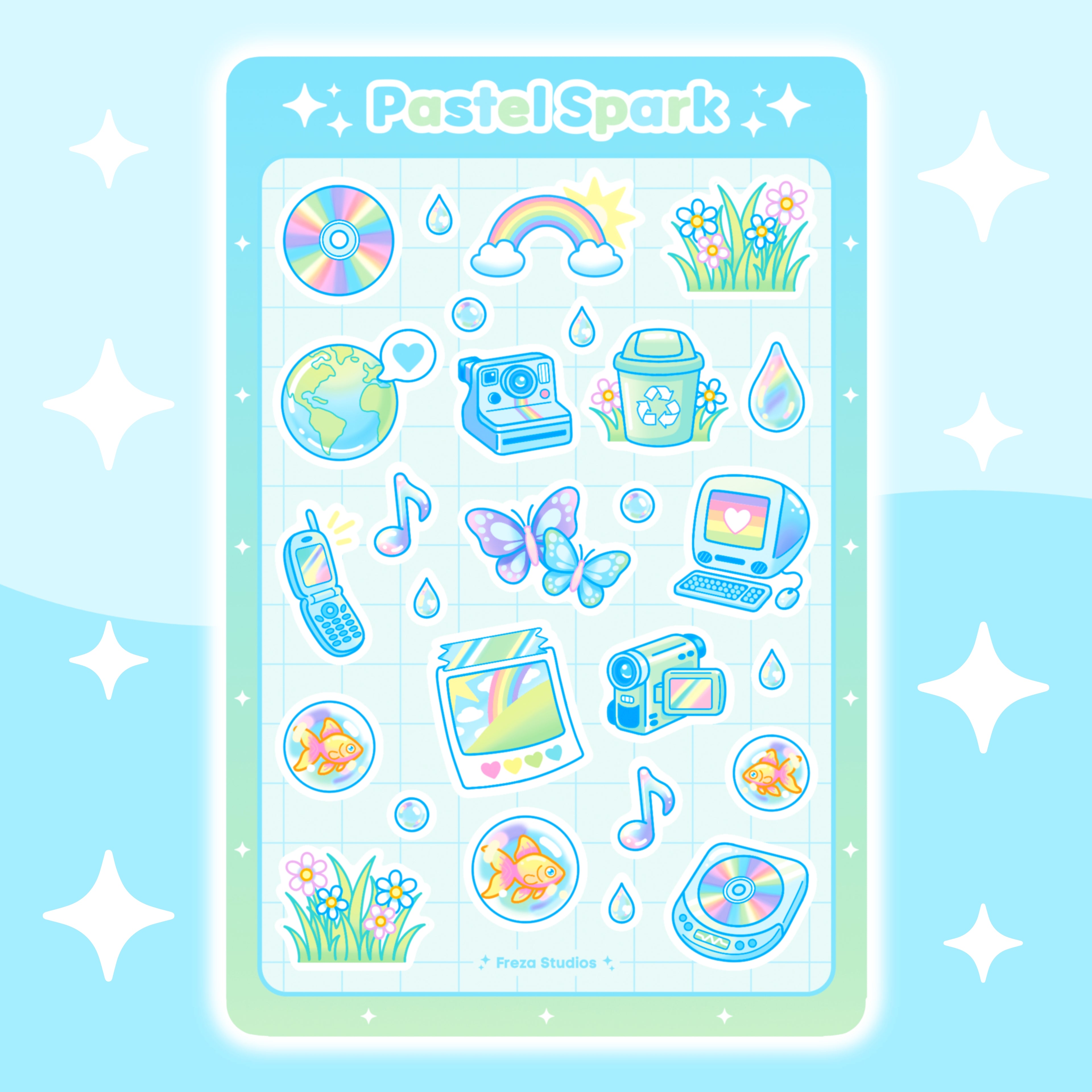 ✦ Gleam Burst ✦ Sticker Sheet